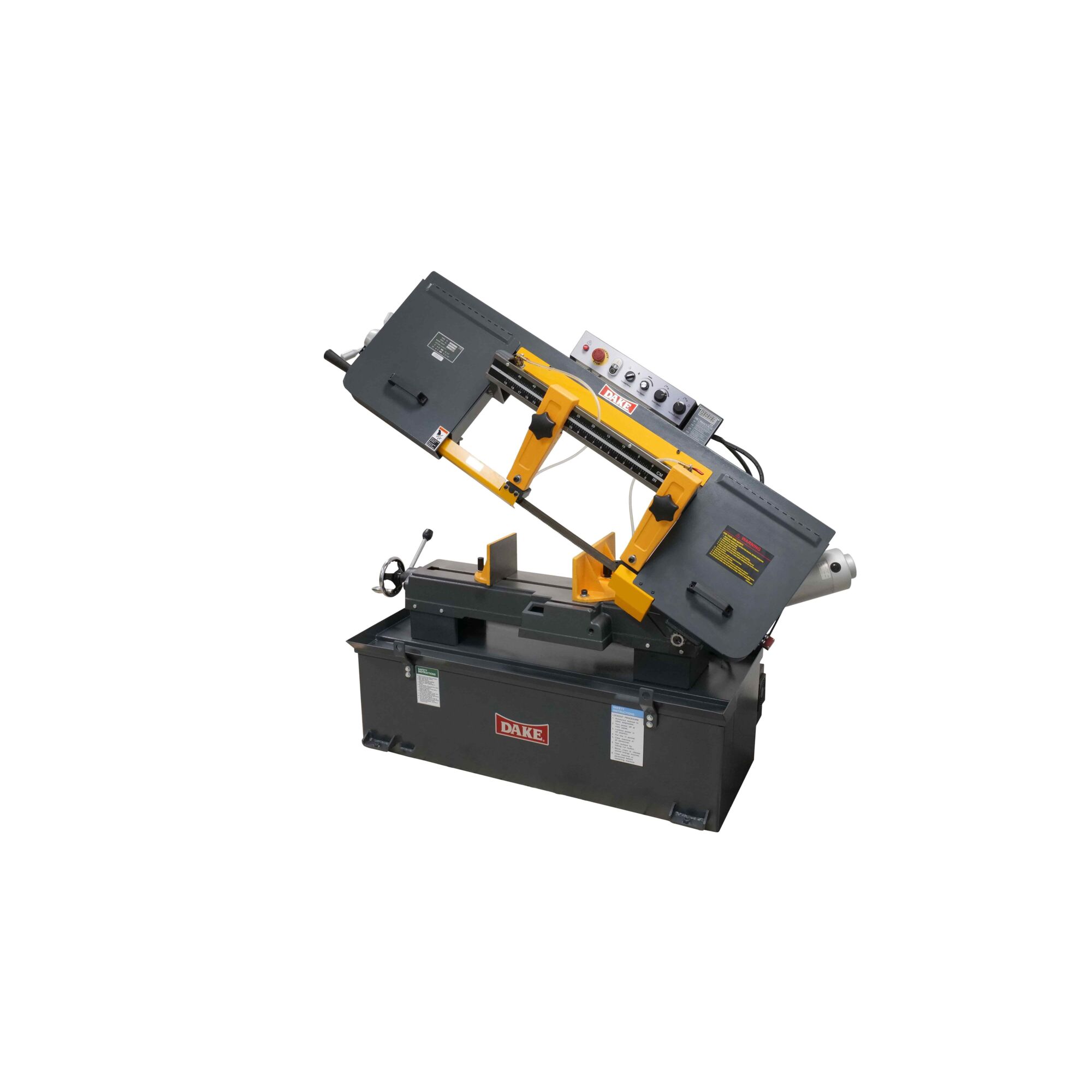 Dake, Bandsaw 10in. Rounds, 5x18in. Flats, Standard Duty, 220v, Model# SE1018